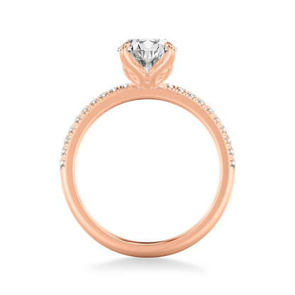 Floral Engagement Ring