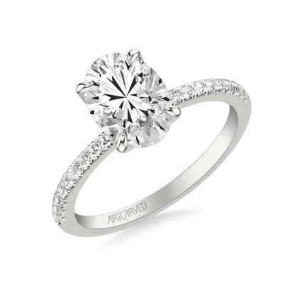 Floral Engagement Ring
