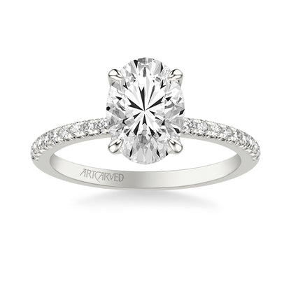 Floral Engagement Ring
