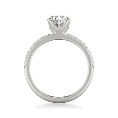 Floral Engagement Ring