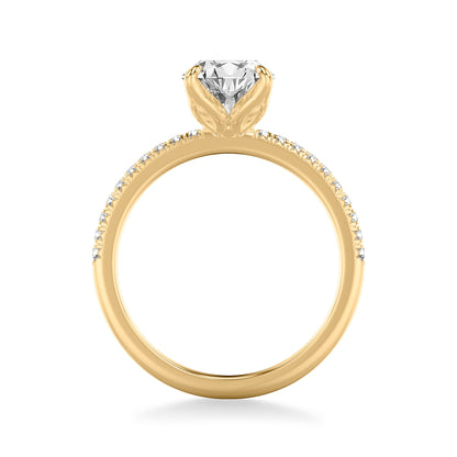 Floral Engagement Ring