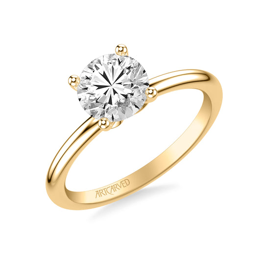 Floral Engagement Ring