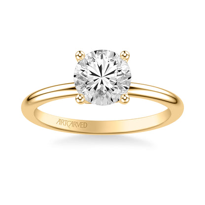 Floral Engagement Ring