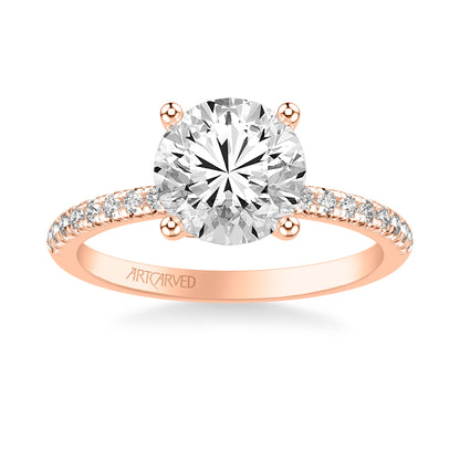Floral Engagement Ring