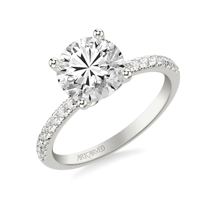 Floral Engagement Ring