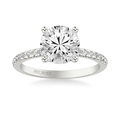 Floral Engagement Ring
