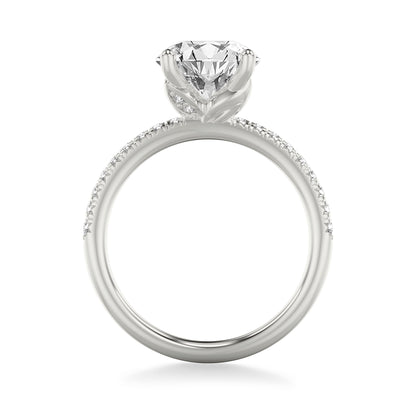 Floral Engagement Ring