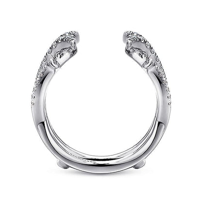 Gabriel & Co. AN12542S-W44JJ 14K White Gold Diamond Ring Enhancer