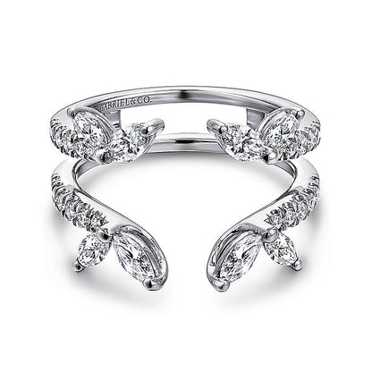 Gabriel & Co. AN12548M-W44JJ 14K White Gold Diamond Ring Enhancer