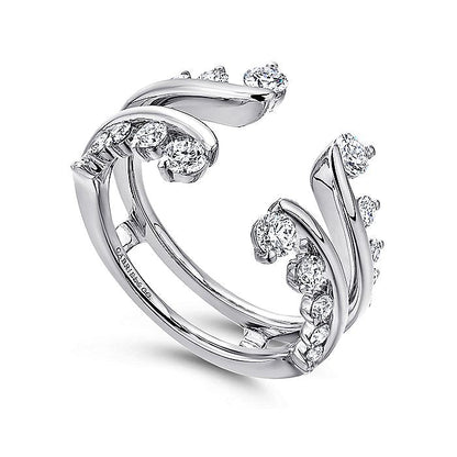 Gabriel & Co. AN12549M-W44JJ 14K White Gold Diamond Ring Enhancer