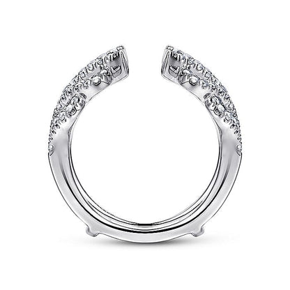Gabriel & Co. AN12551M-W44JJ 14K White Gold Diamond Ring Enhancer