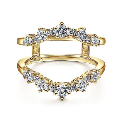 Gabriel & Co. AN14746L-Y44JJ 14K Yellow Gold Diamond Ring Enhancer