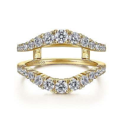 Gabriel & Co. AN14750M-Y44JJ 14K Yellow Gold Diamond Ring Enhancer