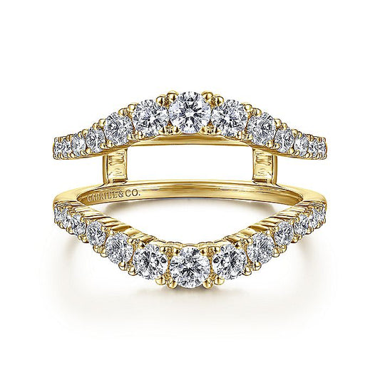 Gabriel & Co. AN14750M-Y44JJ 14K Yellow Gold Diamond Ring Enhancer