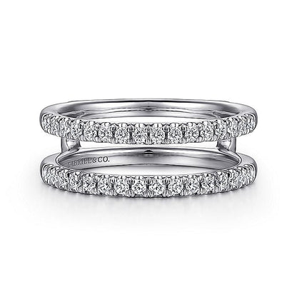 Gabriel & Co. AN15821M-W44JJ 14K White Gold Diamond Ring Enhancer