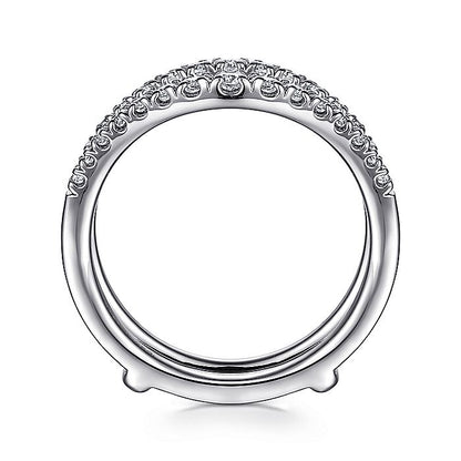 Gabriel & Co. AN15823M-W44JJ 14K White Gold Diamond Ring Enhancer
