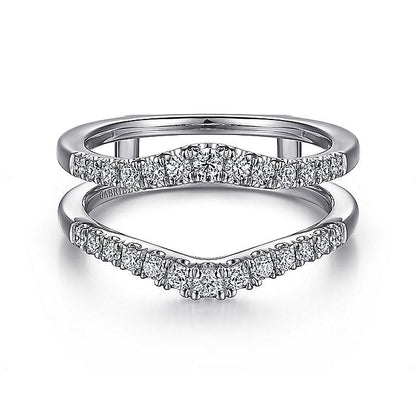 Gabriel & Co. AN15824M-W44JJ 14K White Gold Diamond Ring Enhancer