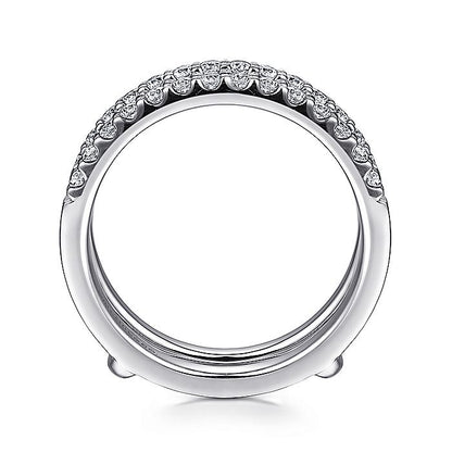 Gabriel & Co. AN15829M-W44JJ 14K White Gold Diamond Ring Enhancer