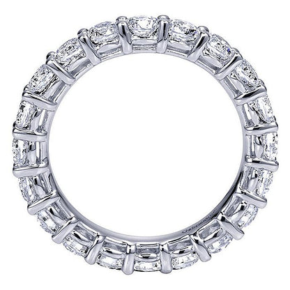 Gabriel & Co. AN4536-7W44JJ 14K White Gold Shared Prong Diamond Eternity Band