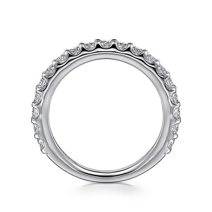 Gabriel & Co. AN7575W44JJ 14k White Gold Diamond Anniversary Band