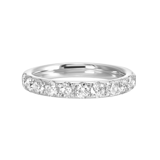 White 14K Gold 0.96ct Diamond Wedding Band