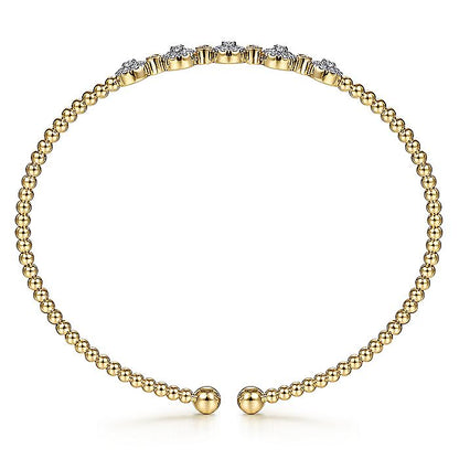 Gabriel & Co. BG4335-62Y45JJ 14K Yellow gold diamond bangle