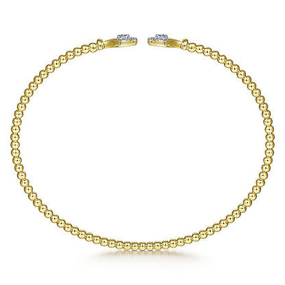 Gabriel & Co. BG4339-62Y45JJ 14k yellow gold diamond bangle