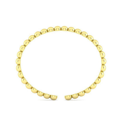 Gabriel & Co. BG4388-62Y4JJJ 14K Yellow Gold Open Bujukan Cuff Bracelet
