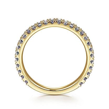 Gabriel & Co. LR50889Y4J25 14K Yellow Gold Manmade Alexandrite Stackable Ring