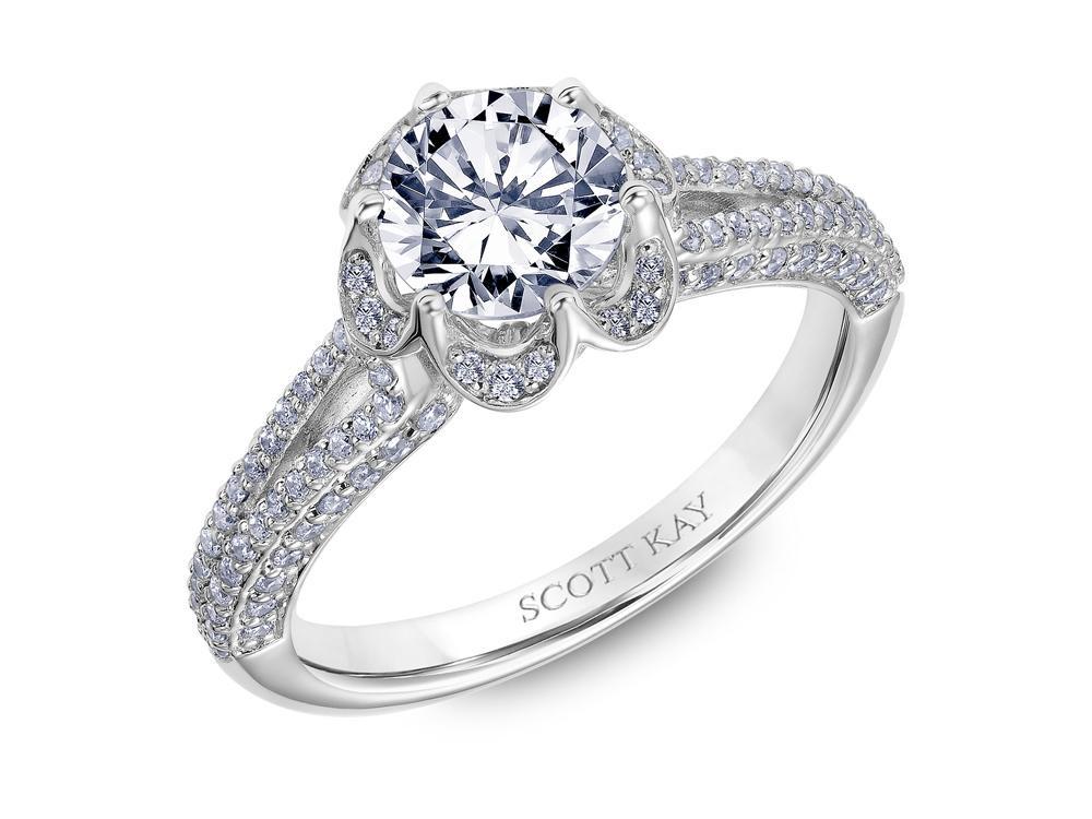 Scott Kay - SK6020 - Heaven's Gates SCOTT KAY Engagement Ring Birmingham Jewelry