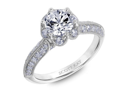 Scott Kay - SK6026 - Luminaire SCOTT KAY Engagement Ring Birmingham Jewelry