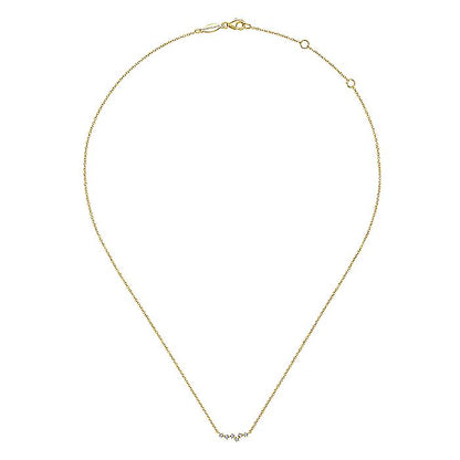 Gabriel & Co. NK6118Y45JJ 14K Yellow Gold Diamond Constellation Necklace