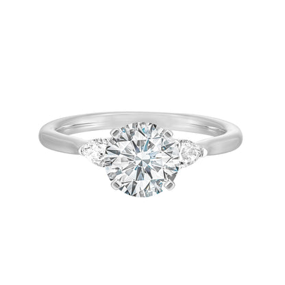 White 14K Gold 0.38ct Diamond Engagement Ring