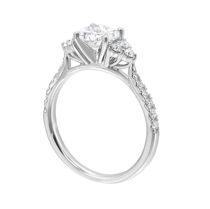 White 14K Gold 0.36ct Diamond Engagement Ring
