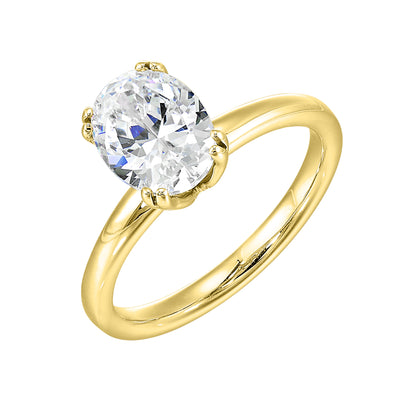 Yellow 14K Gold Engagement Ring