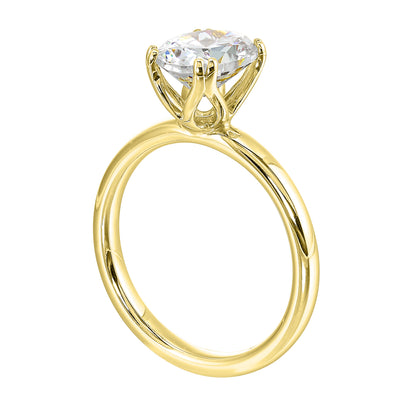 Yellow 14K Gold Engagement Ring