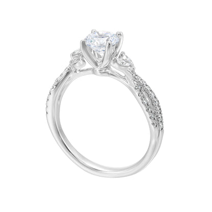 White 14K Gold 0.35ct Diamond Engagement Ring