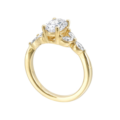 Yellow 14K Gold 0.29ct Diamond Engagement Ring