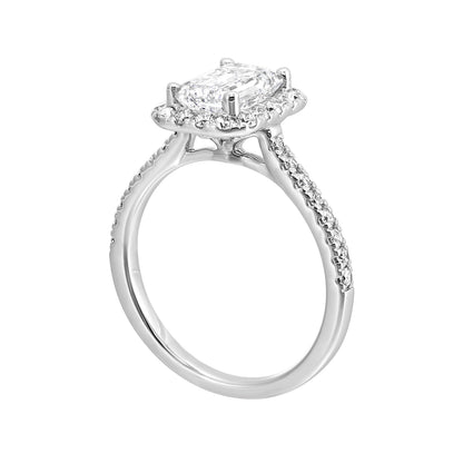 White 14K Gold 0.42ct Diamond Engagement Ring