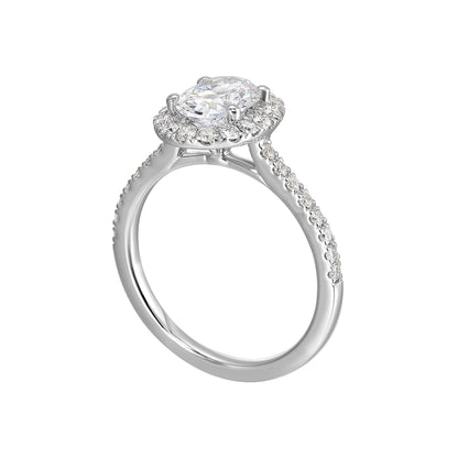 White 14K Gold 0.46ct Diamond Engagement Ring