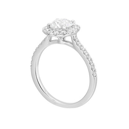 White 14K Gold 0.47ct Diamond Engagement Ring