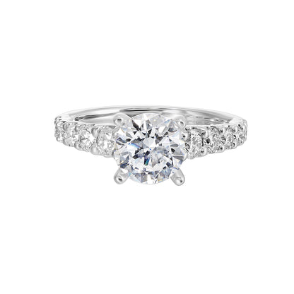 White 14K Gold 0.92ct Diamond Engagement Ring