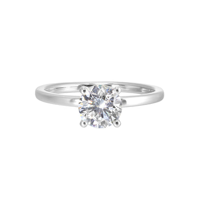 The dazzling solitaire diamond take center stage