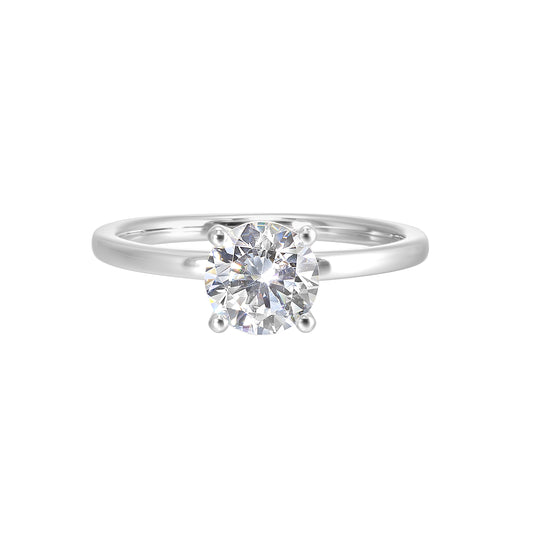 The dazzling solitaire diamond take center stage