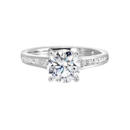 White 14K Gold 0.34ct Diamond Engagement Ring