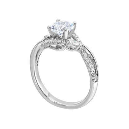 White 14K Gold 0.31ct Diamond Engagement Ring