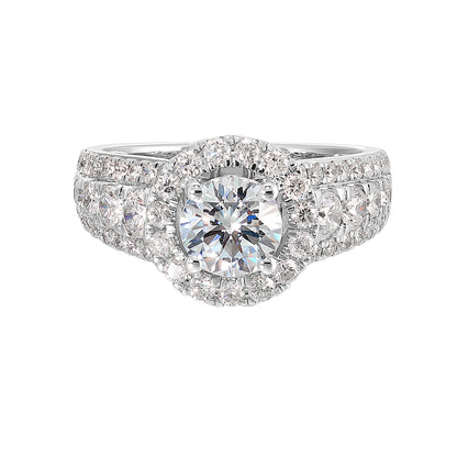 White 14K Gold 1.33ct Diamond Engagement Ring