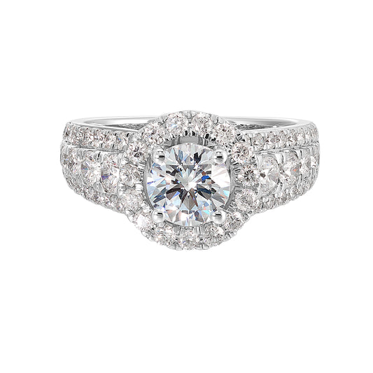White 14K Gold 1.33ct Diamond Engagement Ring