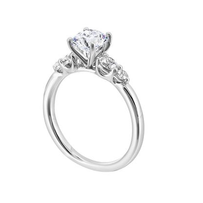 White 14K Gold 0.43ct Diamond Engagement Ring
