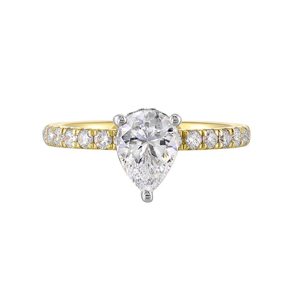 Yellow 14K Gold 0.43ct Diamond Engagement Ring